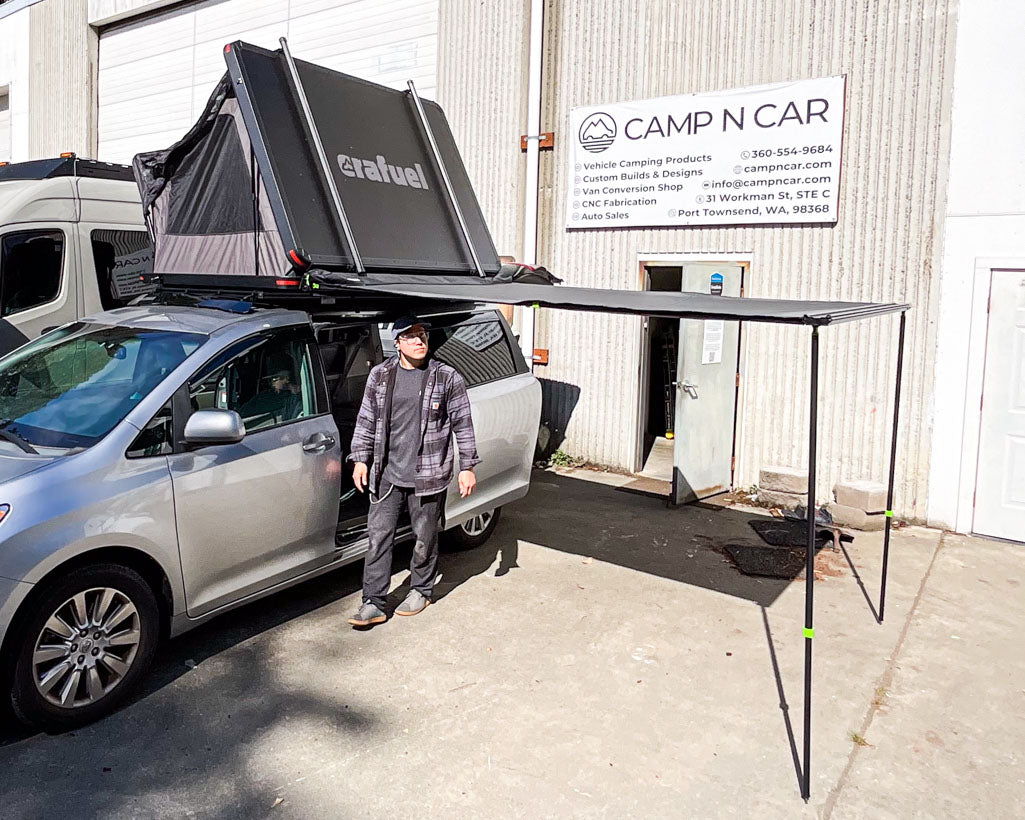 sonnensegel vw caddy VanTento Triangle main image 1