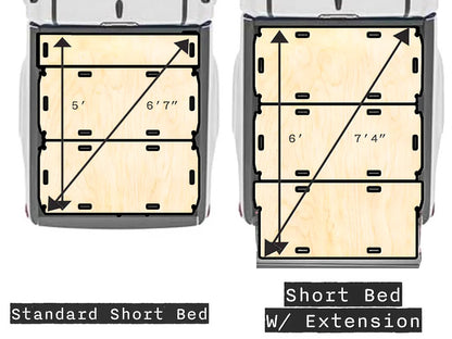 BamBed Sleep Platform — Toyota Tacoma Short Bed
