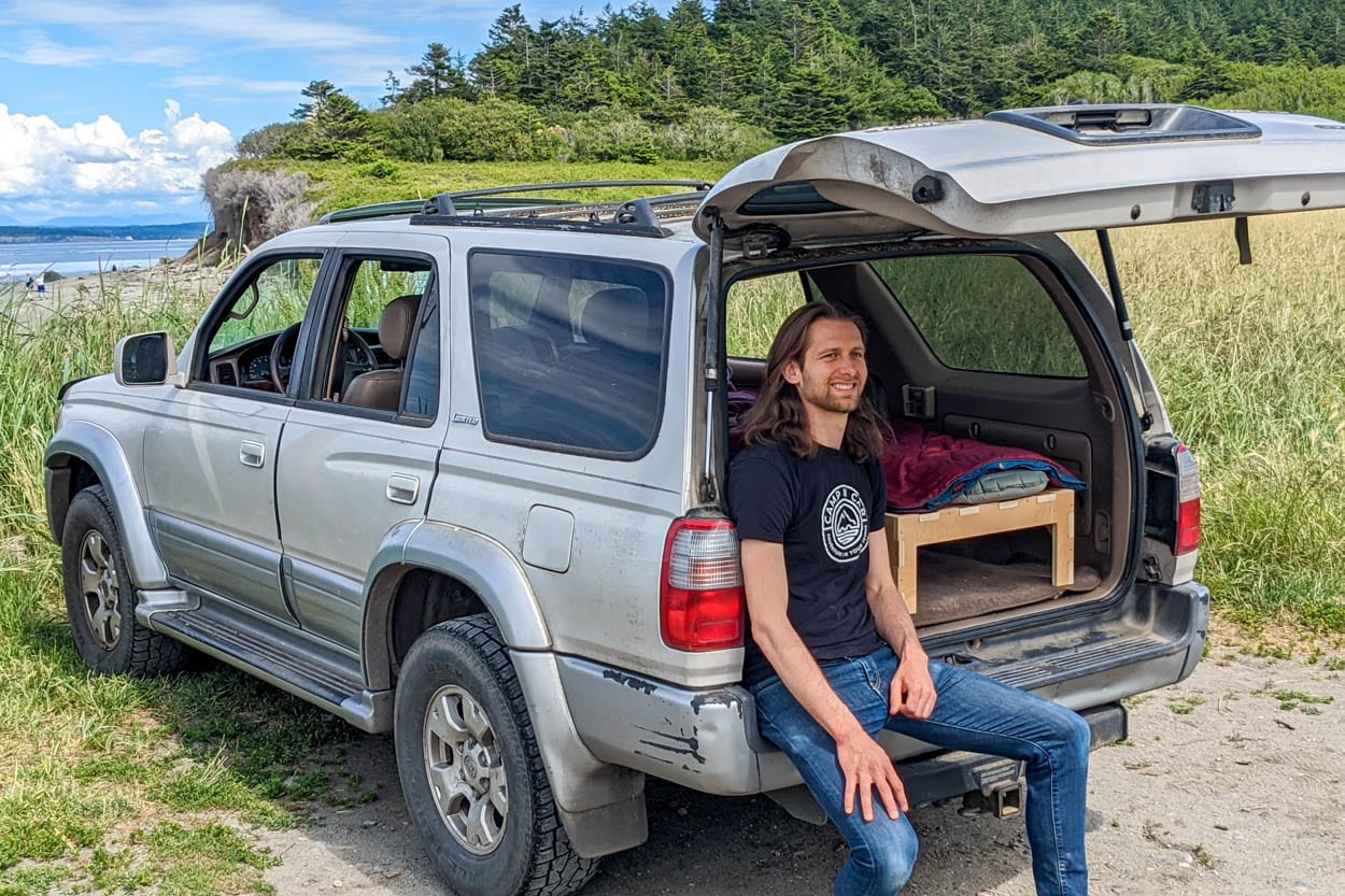 Adventure, car camping, vanlife, alternative living, road life, outdoors, nature, freedom, van-dwelling, nomad, travel, expandable bed, vanlife products, shelving, sleeping, bunk, drawer, trunk, stow, comfort, flexibility, easy, convenient, lifestyle.