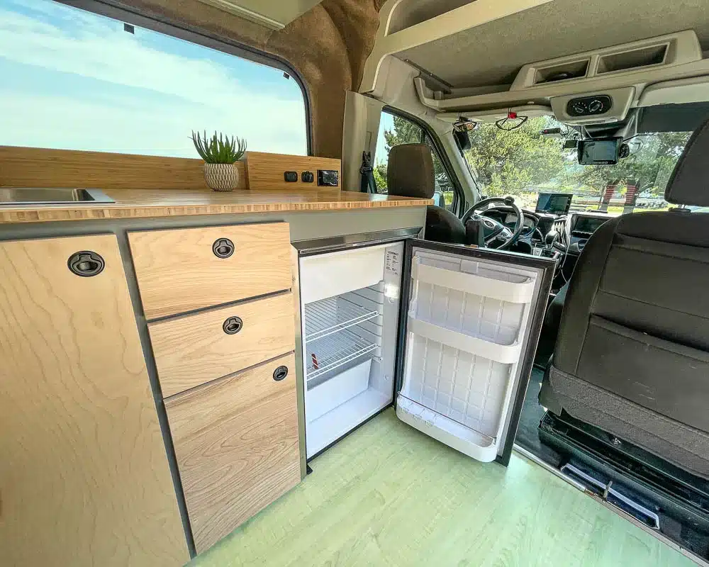 Ford Transit van conversion build from the talented team of Camp N Car in Port Townsend Washington, a full build that was finished from a van that was unfinished.