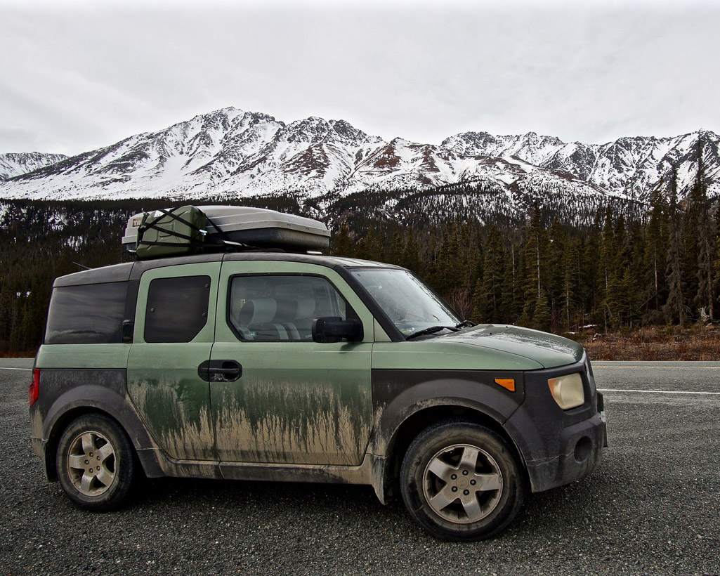 Amazing camper build for comfortable sleeping in a 2017 Toyota RAV4 that stows away in the rear cargo area made by the conversion shop of Camp N Car in Port Townsend Washington.