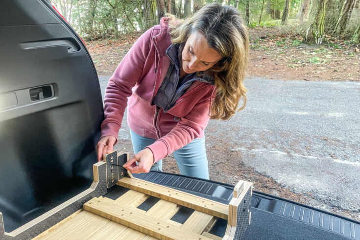 The Pioneer Platform transforms your hatchback or SUV into a cozy camping haven, leveling out your cargo floor for a flat, supportive sleeping surface.