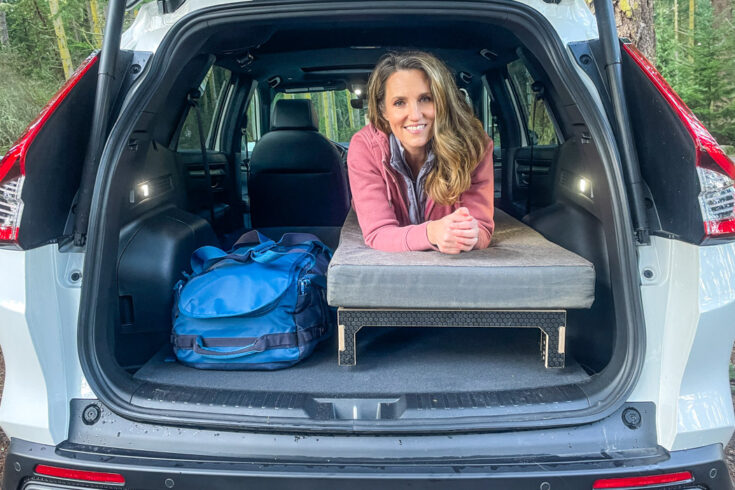 The Pioneer Platform transforms your hatchback or SUV into a cozy camping haven, leveling out your cargo floor for a flat, supportive sleeping surface.